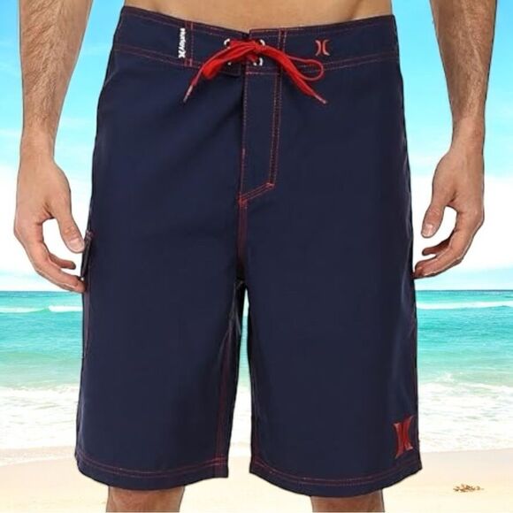 Hurley Men’s Board Shorts Size 38 - Picture 1 of 14